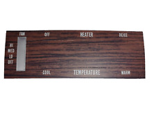 1970 71 1972 Buick GS Skylark  Reproduction Wood Grain Temperature Control Decal picture