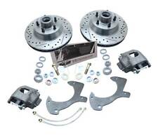 1957-72 FORD Galaxie Full size Ford Cars Disc Brake Kit Drilled/ Slotted Rotors picture
