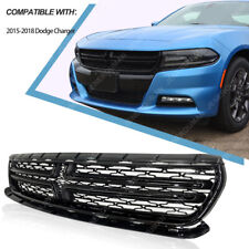 For 15-23 Dodge Charger SE SXT Front Bumper Upper Grill Black Grille 68226527AA picture