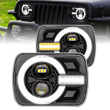 5x7 7x6 H6054 LED Headlights for Jeep Wrangler YJ Cherokee XJ Ford Chevy TOYOTA picture