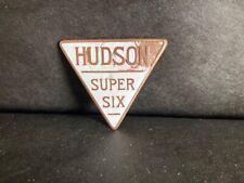 Hudson Super Six Enamel Radiator Emblem Badge 1927 picture