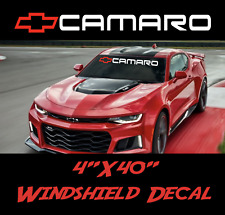 CAMARO z28 Chevrolet, Windshield Sticker Logo Vinyl Decal American Muscle   308  picture
