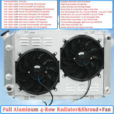 4Row Radiator&Shroud+Fan For 1979-1993,92,Ford Mustang,Foxbody,GT,LX,SVT,5.0L V8 picture