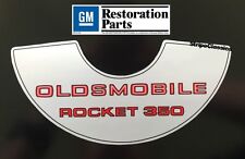 Fits Oldsmobile 1969 1970 1971 1972 350 2V Rocket Air Cleaner Decal New 69-72 picture