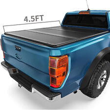 OEDRO 4.5FT Hard Tri-Fold Tonneau Cover for 2022-2024 Ford Maverick Truck Bed picture