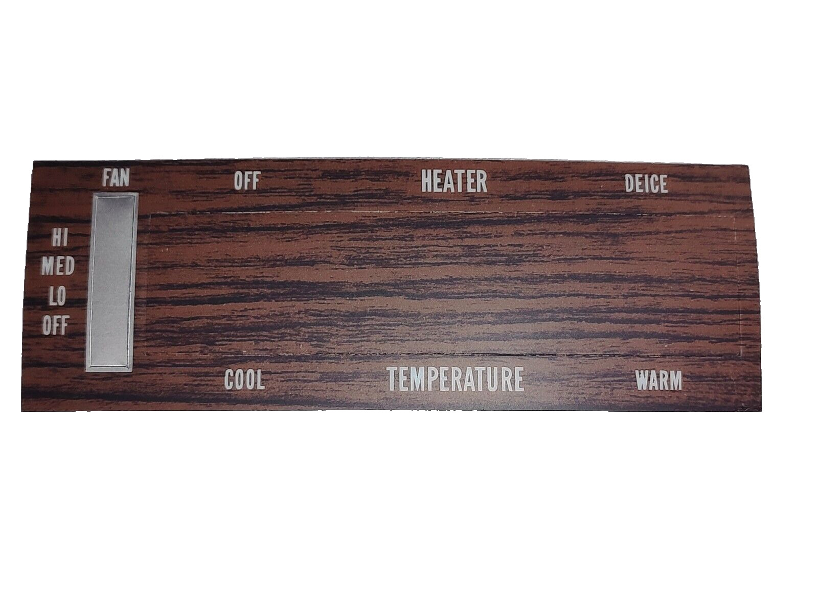 1970 71 1972 Buick GS Skylark  Reproduction Wood Grain Temperature Control Decal