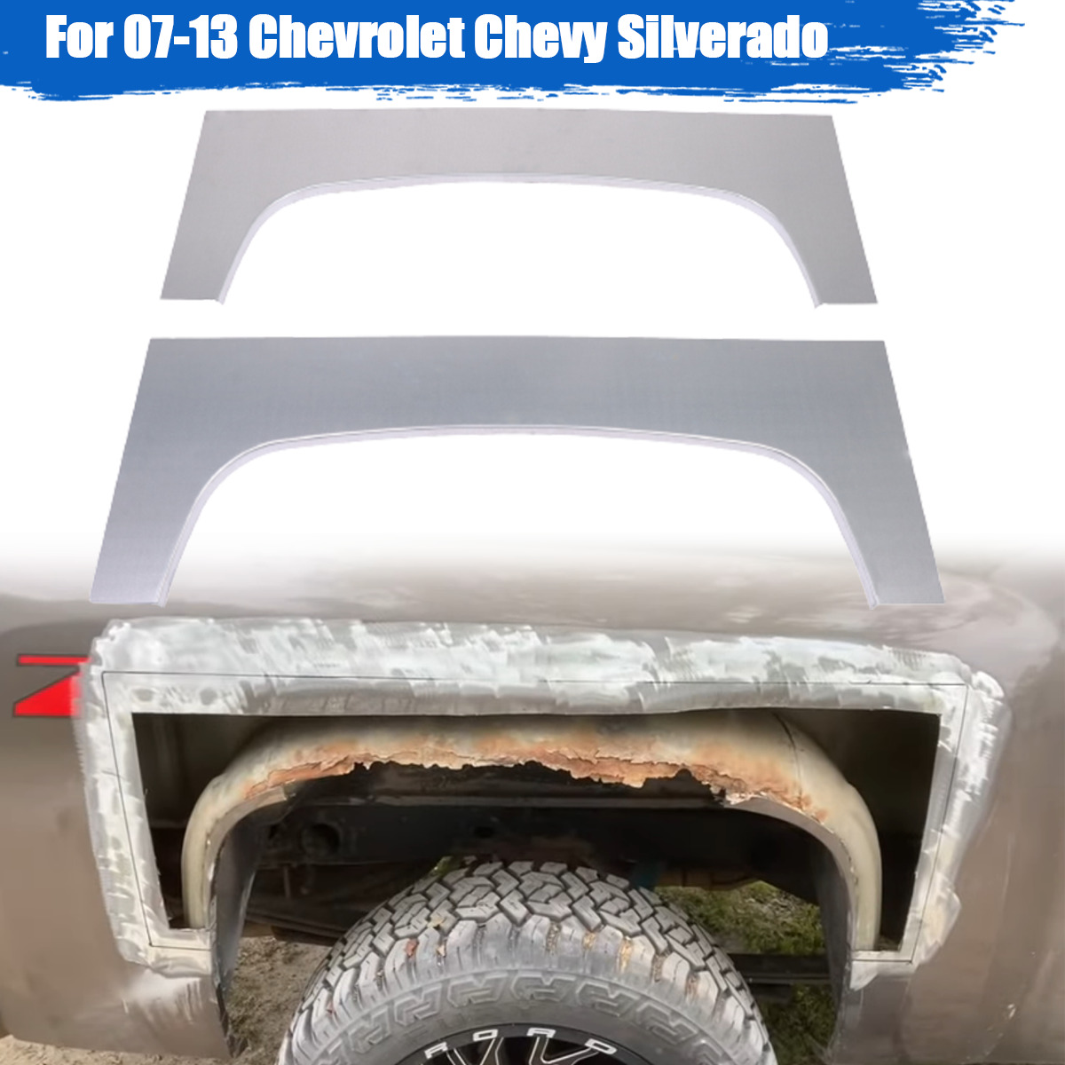 For 2007-2013 Chevrolet Chevy Silverado Upper Rear Wheel Arch Skin Repair Panels