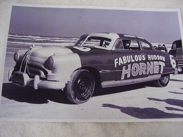 1952 ? HUDSON HORNET RACE CAR BONNEVILLE  SALT FLATS   11 X 17  PHOTO /  PICTURE