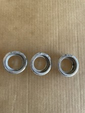 1966 Oldsmobile Starfire Chrome Dash Bezels For Ignition Lights And Wipers picture