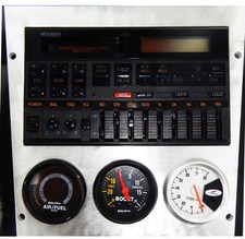 Mitsubishi Starion Dodge Chrysler Conquest Radio Panel Gauges - by Motocam360 picture