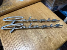 63 1963 Ford Galaxie Fender Emblems Pair OEM picture