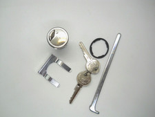 1967 1968 Cad Cadillac De Ville Fleetwood  chrome Trunk Lock Set 2 GM Keys picture