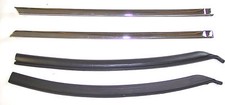 1969-1970 Cadillac Calais & DeVille rear quarter window seal retainers & seals picture