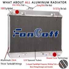 4 Row Radiator for 1964-1967 65 Pontiac Le-Mans Tempest GTO 5.3L V8 picture