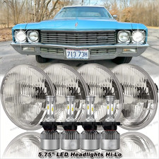 For Buick GS 455 1970-1972 4pcs 5-3/4 5.75