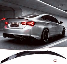 Fit For CHEVROLET Malibu Sedan Rear Spoiler Trunk Wing Gloss Black 2016-2025 picture