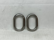 1929-1935 Chevrolet Roadster & Touring New Pair Inside Door Handle Escutcheons picture