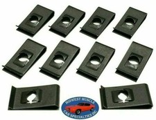 NOSR GM Body Fender Frame Grille Valance 1/4-20 Bolt U Clip Panel J Nut 10pcs S picture