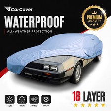 DeLorean DMC-12 1981-1983 Custom Fit Waterproof Car Cover 18 Layer picture