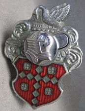 1956 Packard Trunk Lock Assembly Cloisonné Emblem Caribbean picture