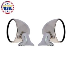 Fit AMC Gremlin Hatchback Sedan 2-Door 70–78 Chrome Stainless Steel Door Mirrors picture
