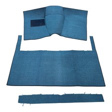 Studebaker Commander Carpet Kit 1950-1952 Front and Rear 4Dr Black Charcoal Red picture