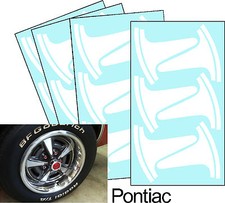 Pontiac Firebird Rally II Wheel Paint Mask Stencil Kit for 15” rim picture