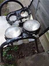 1966 Ford fairlane left and right  headlamp mounts and buckets picture