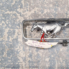 1965–1966 Ford Mustang Grille Pony Emblem OEM Original picture