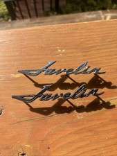 Rare 1971-1974 AMC Javelin Emblems Original Pair picture