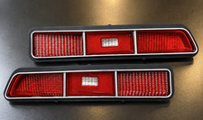 1969 Chevrolet Camaro Tail Lamp Lens Set Standard Models LH RH PAIR picture