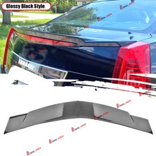 For Cadillac CTS 2008-2013 Sedan 4 Door 1pcs Rear Trunk Spoiler Lip Gloss Black picture