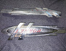 1952-1953 Hudson Hornet Front Fender Emblem Pair Driver Passenger Right Left picture