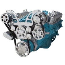 Pontiac All Inclusive Serpentine System 350 400 428 455 V8 AC PS ALT 11 Bolt WP picture
