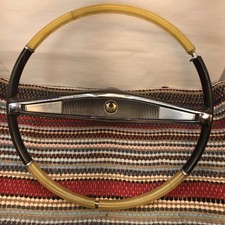 1964 1965 64 65 CHRYSLER IMPERIAL Black CLEAR LUCITE STEERING WHEEL OEM Vintage picture