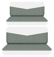 Fits 1953/1954 Packard Cavalier 4 Door  sedan Front and Rear bench seat covers picture