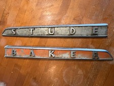 STUDEBAKER 1954 - 1955 CHAMPION COMMANDER STATION WAGON TAILGATE NAME PLATE picture