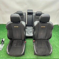 2015-2023 DODGE CHARGER R/T DAYTONA BLACK SUEDE & LEATHER SEATS & SEAT BELTS OEM picture