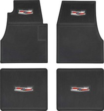OER M55201 Ribbed Rubber Floor Mat Set for 1955-1957 Chevrolet Bel Air [With picture