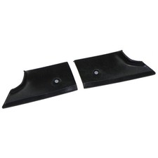 Rear Package Tray Corners Window Trim Black 1968-72 Chevrolet Chevelle 2pc picture