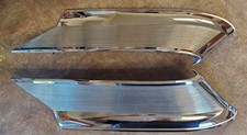 1963 Ford Galaxie 500 C-Piller Sail Panel Chrome Trim LH & RH Pair OEM  picture