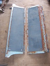 1968 DODGE CORONET STATION WAGON REAR CARGO AREA METAL COVERS / DOORS OEM picture