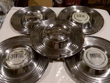 Wheel Covers Group Of  5 VINTAGE 1955-1956 Pontiac Catalina-Chieftain 15