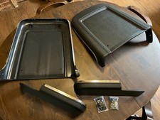 1967 Ford Mustang Shelby Deluxe Seat Panels and Trim, New Complete Set BLACK picture