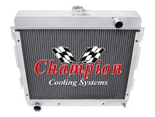 ER Champion 4 Row Radiator for 1970 - 1972 Plymouth Duster Big Block #MC7072 picture