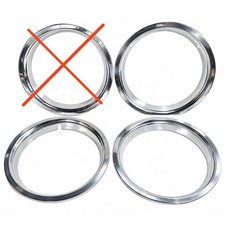 1966–1970 Oldsmobile Toronado Wheel Trim Beauty Ring + 1967–1969 El Dorado (3) picture