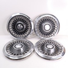 VINTAGE 1966 66 PONTIAC BONNEVILLE STAR CHIEF PARISIENNE HUBCAPS WHEEL COVERS picture