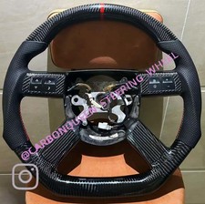 REAL  CARBON FIBER Steering Wheel FOR Dodge Challenger SRT8 /Chrysler NO BUTTONS picture