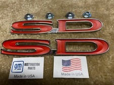 68 Pontiac Beaumont SD Trunk & Glove Box Emblems 1 Trunk & 1 Glove box 1968 NEW picture