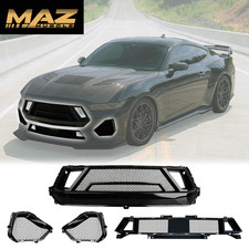 2024-2026 Ford Mustang GT S650 Shelby Front Grille Kit 4Piece Gloss Black BoltOn picture